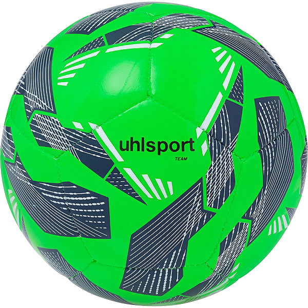 Uhlsport Team Mini Miniballon - Vert Fluo / Marine / Blanc
