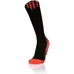 Macron Endurance Loopsokken - Zwart / Neon Oranje