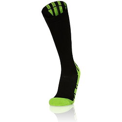 Macron Endurance Loopsokken - Zwart / Fluogeel