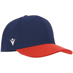 Macron Pepper Casquette - Marine / Rouge