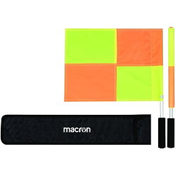 Macron Linesman Kit Drapeaux D'arbitre - Jaune / Orange