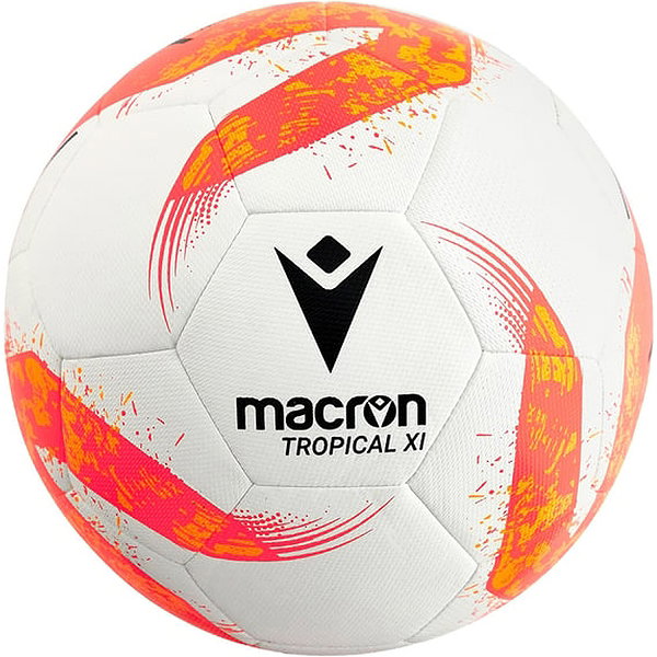 Macron Tropical XI Futsal Fussball - Weiß / Orange
