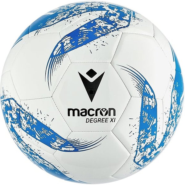 Macron Degree XI (Size 5) Trainingsball - Weiß / Royal