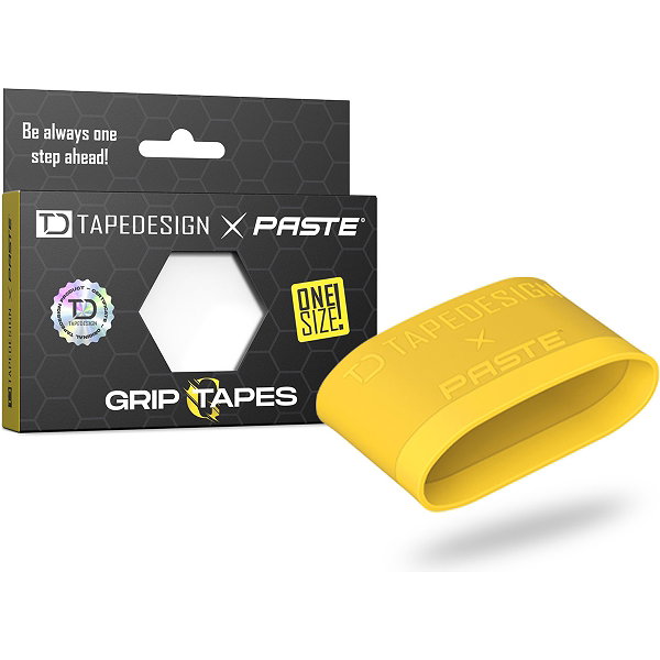 Tapedesign X Paste® – Grip Tapes Elastique Velcro Pour Protège-Tibias - Jaune