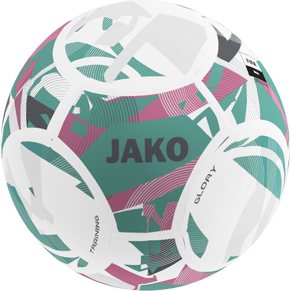 Jako Glory Kunstrasenball - Weiß / Rosa / Cool Grey