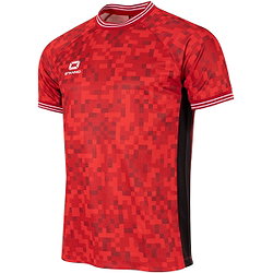 Stanno Pixe Pixel Trikot Kurzarm Herren - Rot / Schwarz
