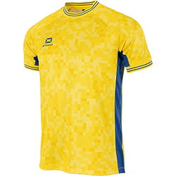 Stanno Pixe Pixel Maillot Manches Courtes Hommes - Jaune / Royal