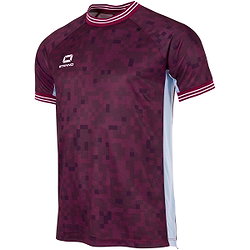 Stanno Pixe Pixel Maillot Manches Courtes Enfants - Bordeaux / Bleu Ciel