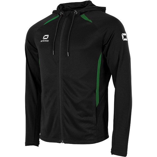 Stanno Stadio Hoodie Herren - Schwarz / Grün