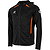 Stanno Stadio Hoodie Kinder - Schwarz / Orange
