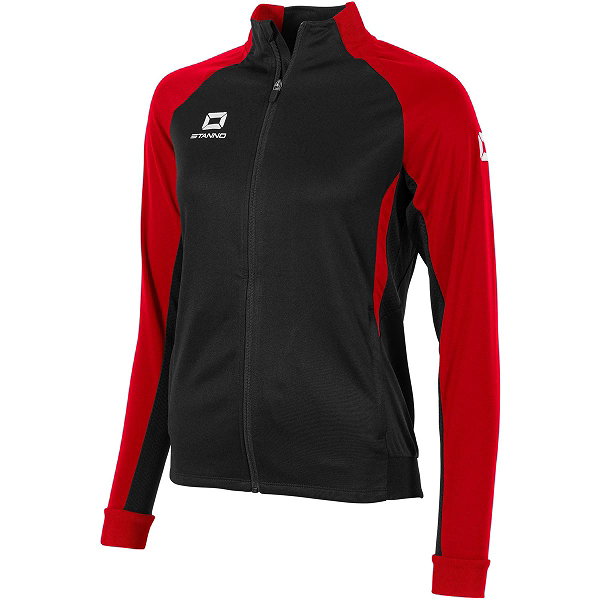 Stanno Stadio Veste D'entraînement Zippée Femmes - Noir / Rouge