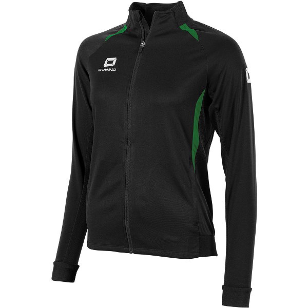 Stanno Stadio Veste D'entraînement Zippée Femmes - Noir / Vert