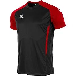 Stanno Stadio Trikot Kurzarm Herren - Schwarz / Rot