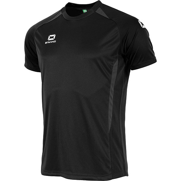 Stanno Stadio Trikot Kurzarm Herren - Schwarz / Anthrazit