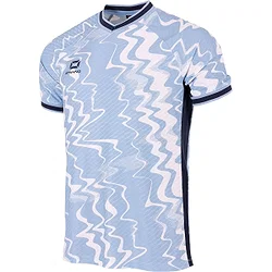 Stanno Wave Shirt Korte Mouw Heren - Lichtblauw / Marine / Wit