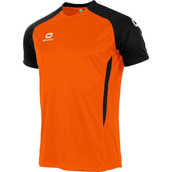 Stanno Stadio Trikot Kurzarm Herren - Orange / Schwarz
