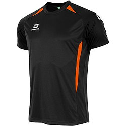 Stanno Stadio Shirt Korte Mouw Kinderen - Zwart / Oranje