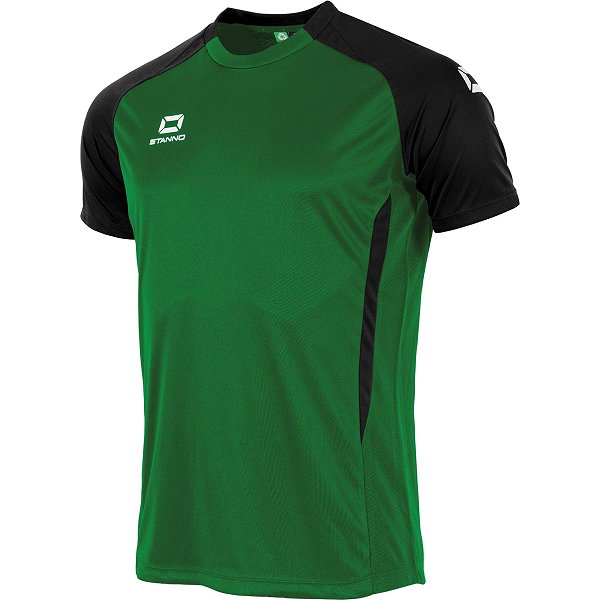 Stanno Stadio Maillot Manches Courtes Enfants - Vert / Noir