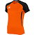 Stanno Stadio Maillot Manches Courtes Femmes - Orange / Noir