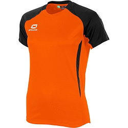 Stanno Stadio Maillot Manches Courtes Femmes - Orange / Noir