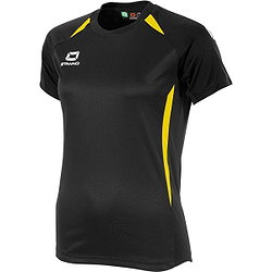 Stanno Stadio Maillot Manches Courtes Femmes - Noir / Jaune