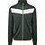Robey Tennis Shank Full Zip Jacket Hommes - Vert Foncé