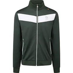 Robey Tennis Shank Full Zip Jacket Heren - Donkergroen