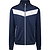 Robey Tennis Shank Full Zip Jacket Hommes - Marine