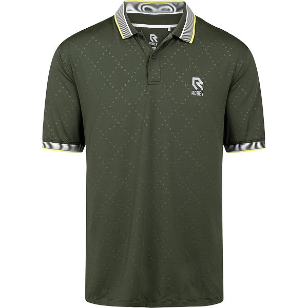 Robey Tennis Poach Polo Hommes - Vert Foncé