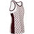 Robey Tennis Dropshot Singlet Damen - Weiß / Bordeaux