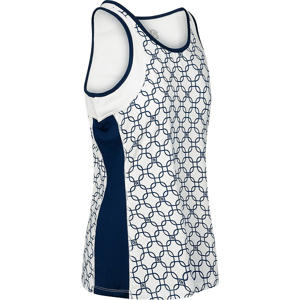 Robey Tennis Dropshot Singlet Kinder - Weiß / Marine