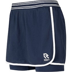 Robey Tennis Deuce Wrap Skirt Dames - Marine / Wit