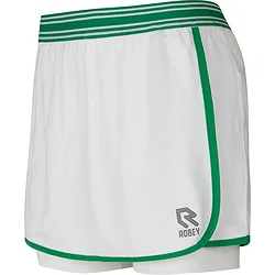 Robey Tennis Deuce Wrap Skirt Dames - Wit / Groen