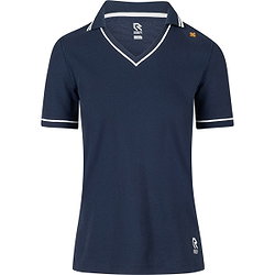 Robey Tennis Court V-Neck Polo Femmes - Marine