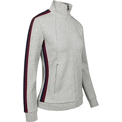 Robey Tennis Tweener Full Zip Jacket Dames - Heather Grey