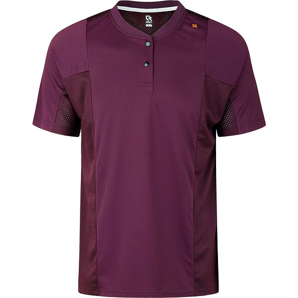 Robey Tennis Grand Slam Henley Tee Hommes - Bordeaux