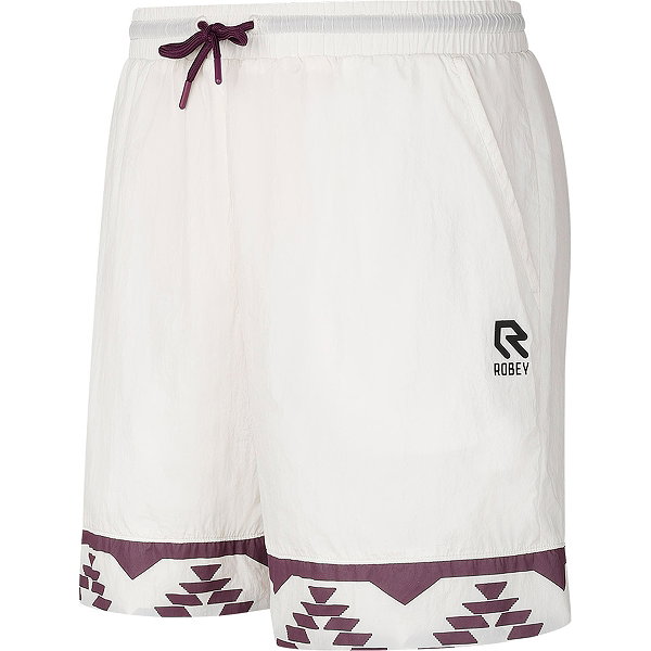 Robey Tennis Grand Slam Short Hommes - Blanc / Bordeaux