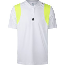 Robey Tennis Ace Henley Tee Herren - Weiß / Neongelb