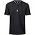 Robey Tennis Ace Henley Tee Hommes - Noir