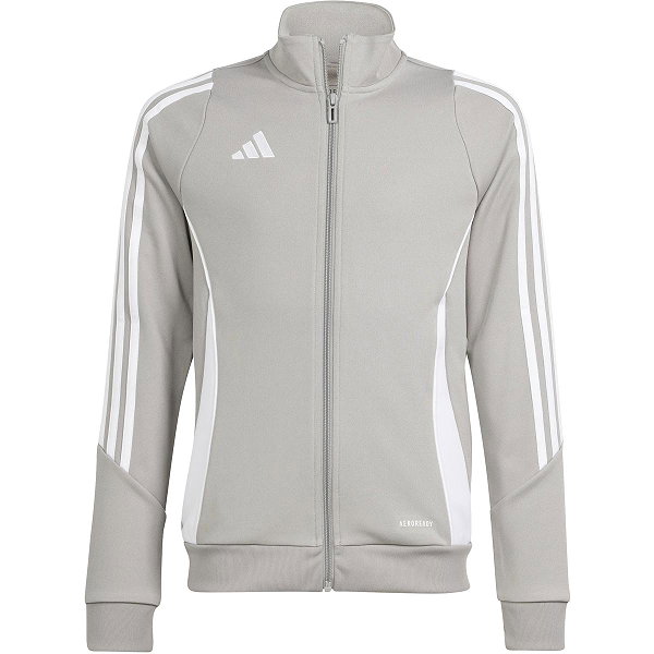 Adidas Tiro 24 Trainingsvest Kinderen - Lichtgrijs / Wit