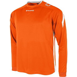 Stanno Drive Maillot À Manches Longues Hommes - Orange / Blanc