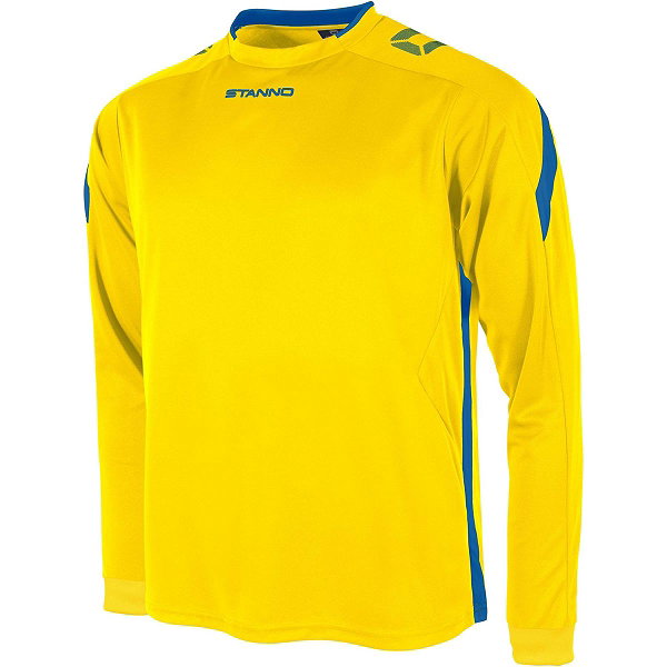 Stanno Drive Trikot Langarm Herren - Gelb / Royal