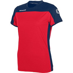 Stanno Pride T-Shirt Dames - Rood / Marine