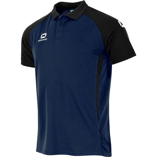 Stanno Stadio Polo Heren - Marine / Zwart