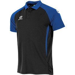 Stanno Stadio Polo Heren - Zwart / Royal