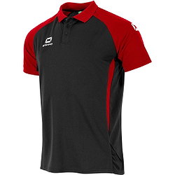 Stanno Stadio Polo Hommes - Noir / Rouge