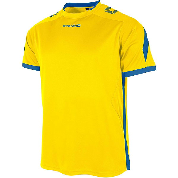 Stanno Drive Maillot Manches Courtes Enfants - Jaune / Royal