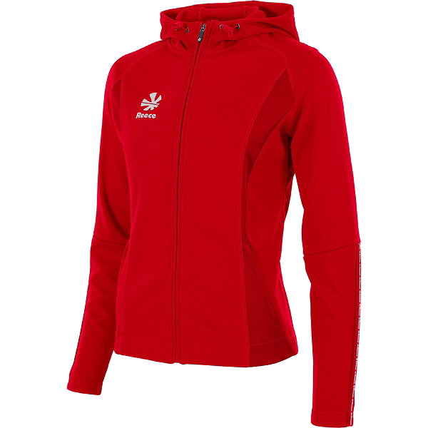 Reece Shift Hooded Full Zip Damen - Rot