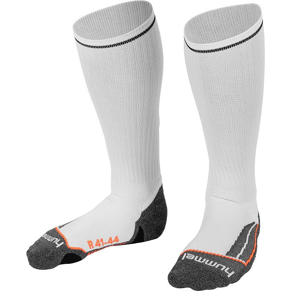Hummel Motion Lange Sportsocken - Weiß / Schwarz