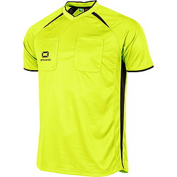 Stanno Bergamo II Scheidsrechtersshirt Korte Mouw Heren - Fluogeel